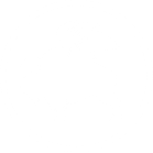 A black and white circular logo featuring a silhouette of a bison with a zigzag line above it, symbolizing energy or power for a coffee and donut franchise.